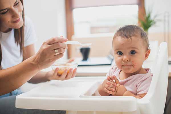 Baby with allergy refuse to eat.